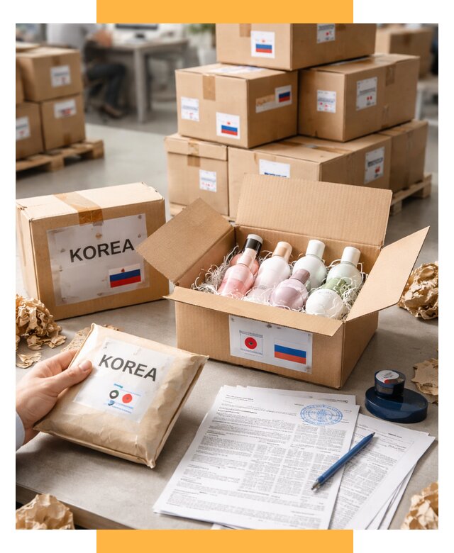 Доставка косметики из Кореи от 8695 р. под ключ | СетСервис-Млз