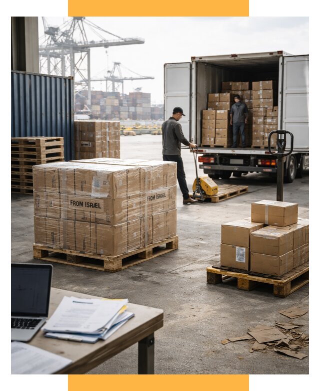 Доставка грузов из Израиля от 15344 р., логистика от СетСервис-Млз