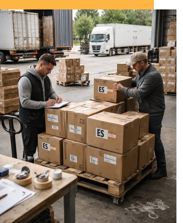 Доставка грузов в Испанию автотранспортом от 35802 руб