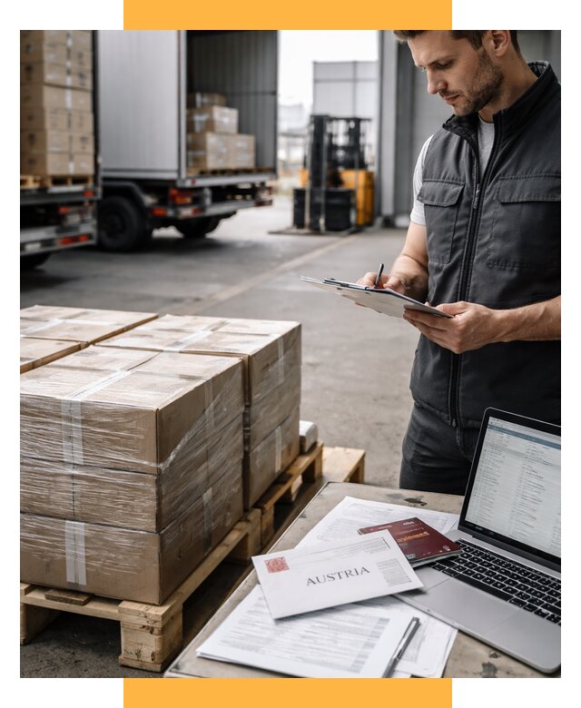 Доставка в Австрию от 66489 р. Логистика и экспорт СетСервис-Млз