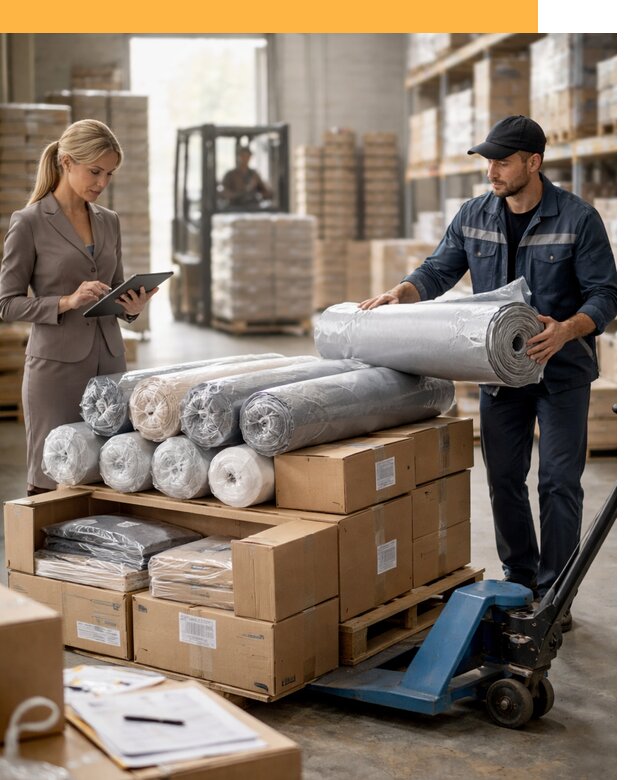 Перевозка текстиля по миру от 15344 руб. с таможней и страхованием