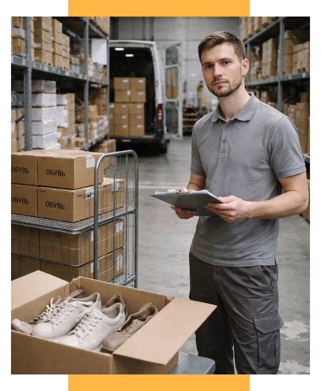 Доставка обуви из Китая и Турции от 4603 р. СетСервис-Млз