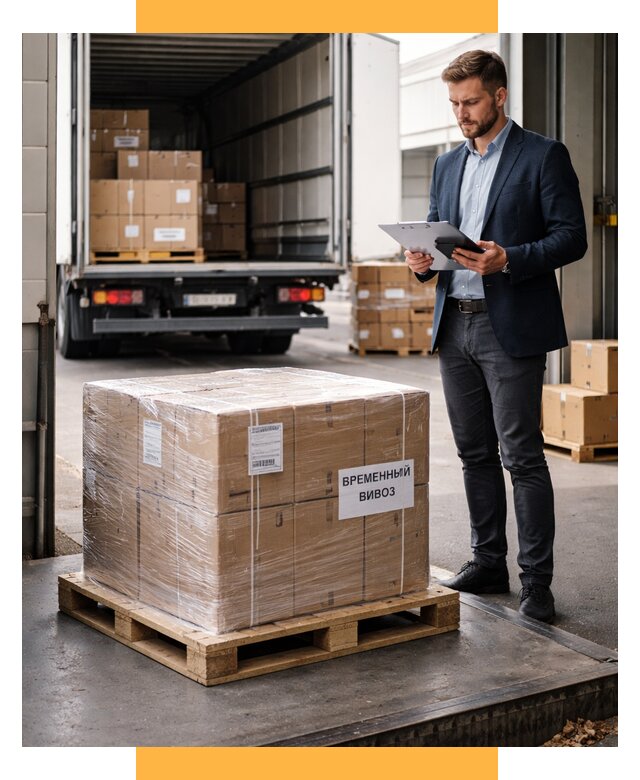 Временный вывоз товаров под ключ от 8183 р. | СетСервис-Млз