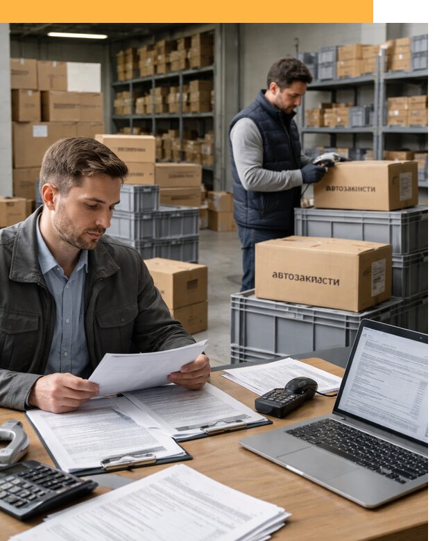 Таможенное оформление автозапчастей по выгодным тарифам от 8695
