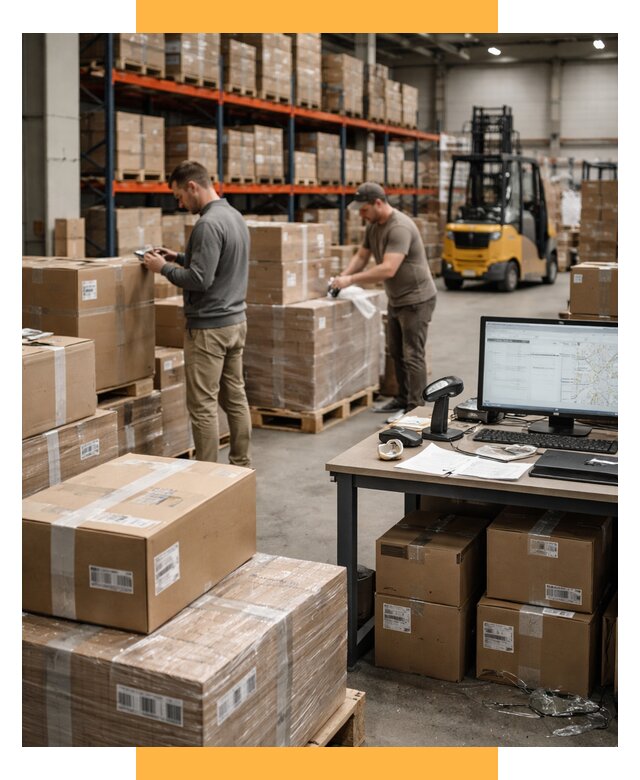 Склад консолидации в Европе от 6649 р., услуги СетСервис-Млз